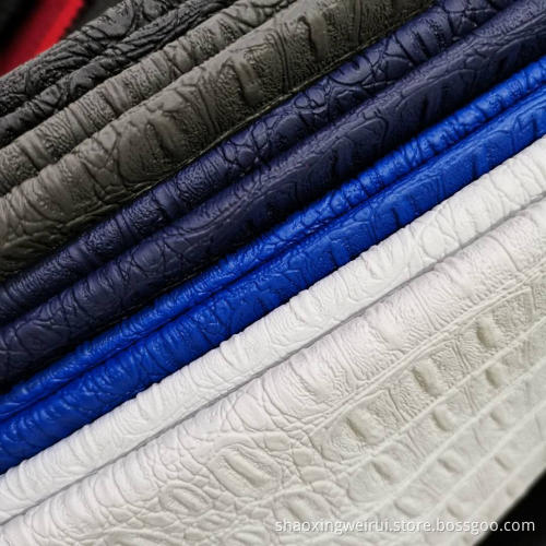 Snake Grain PVC Artficial Leather With Nonwoven Backing